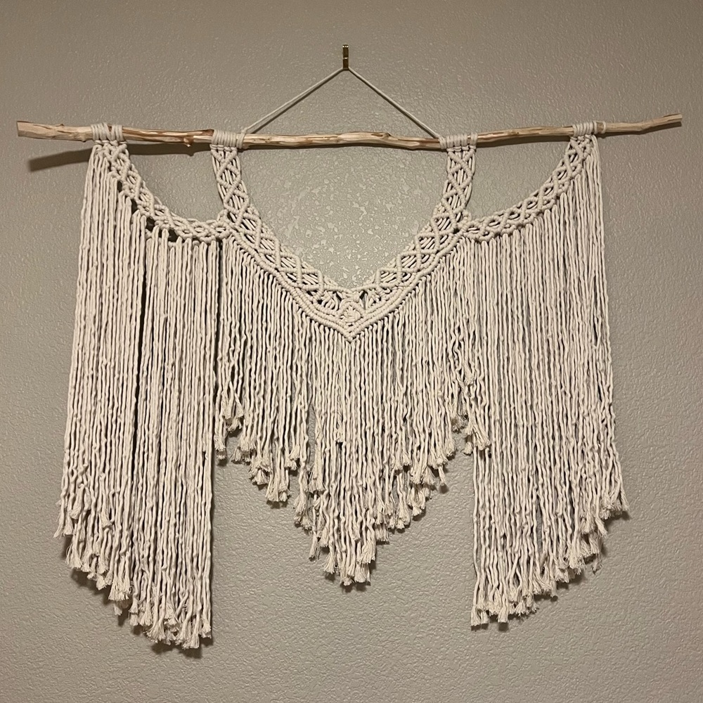 Large Boho macramé wall hanging